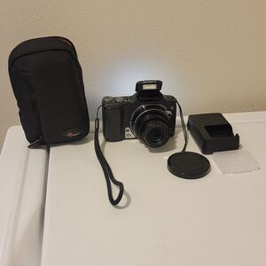 Sony Black Digital Camera with Accessories